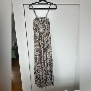 Zury Snakeskin Maxi Dress - Brand New